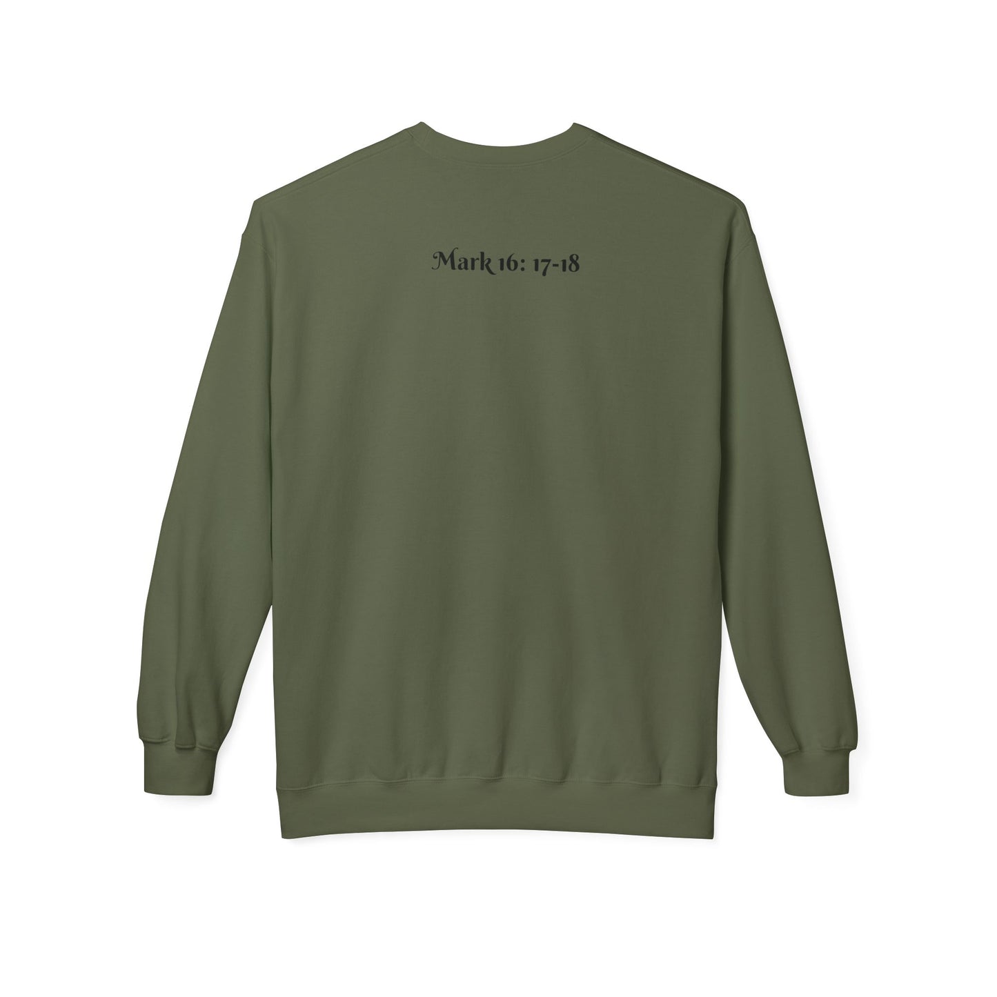 Jesus Heals - Unisex Midweight Softstyle Fleece Crewneck Sweatshirt