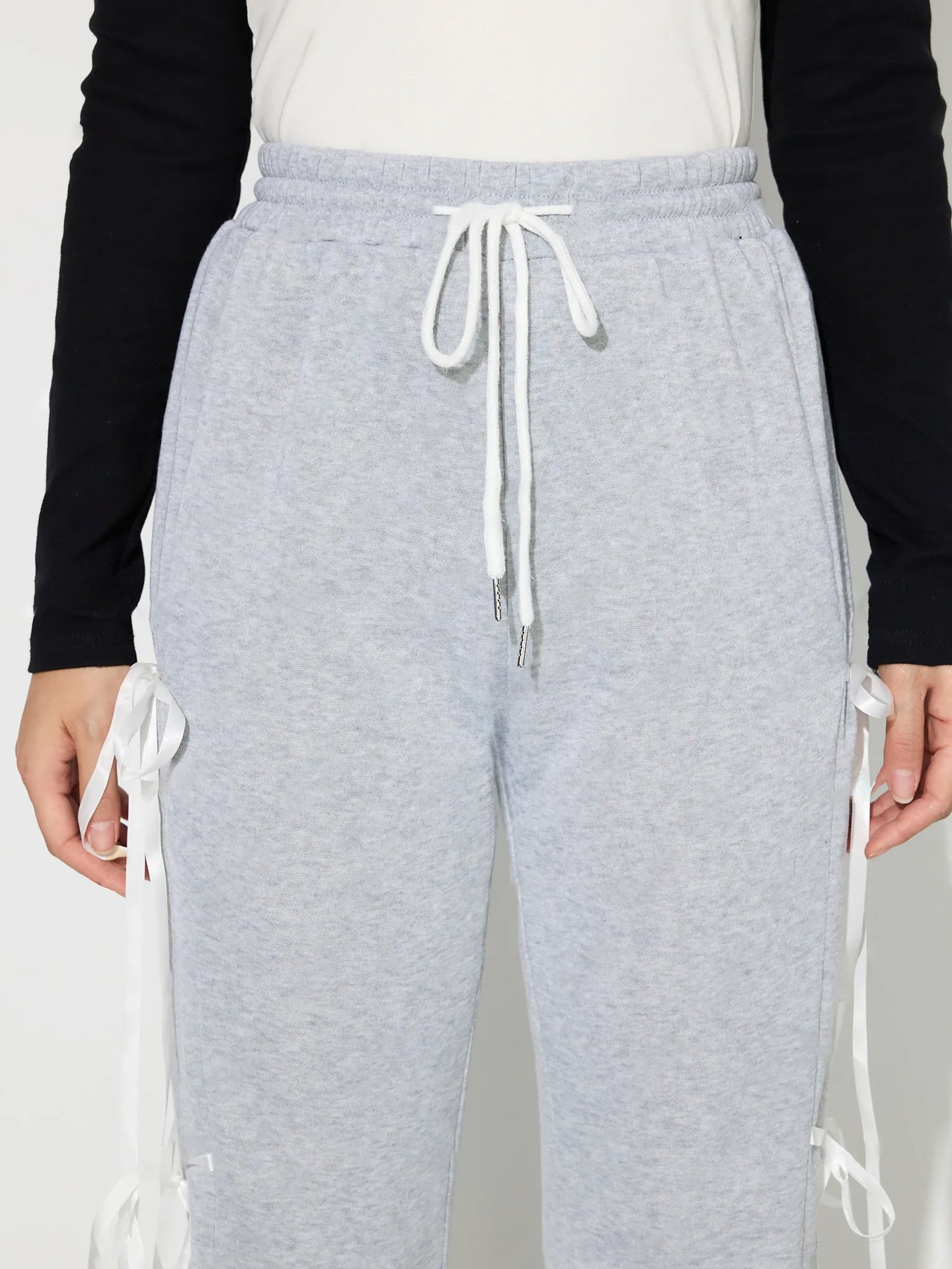 Drawstring Bow Sweatpants