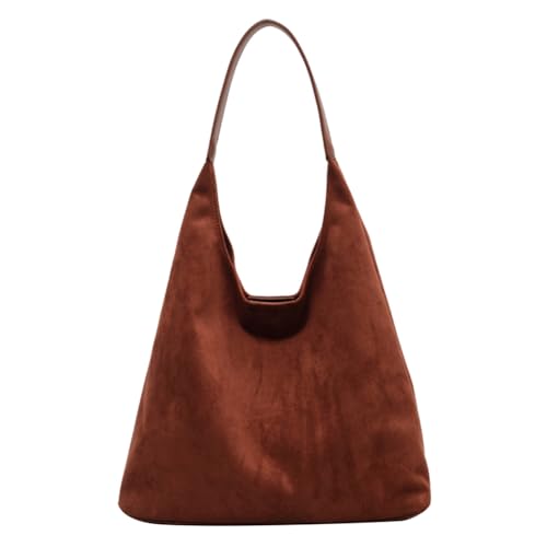 Suede Slouchy Bag Hobo Handbag Tote