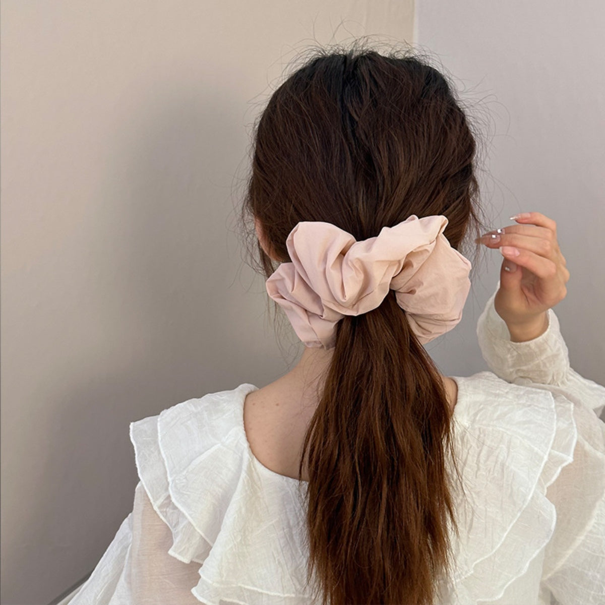 Ruched Elastic Hair Scrunchy