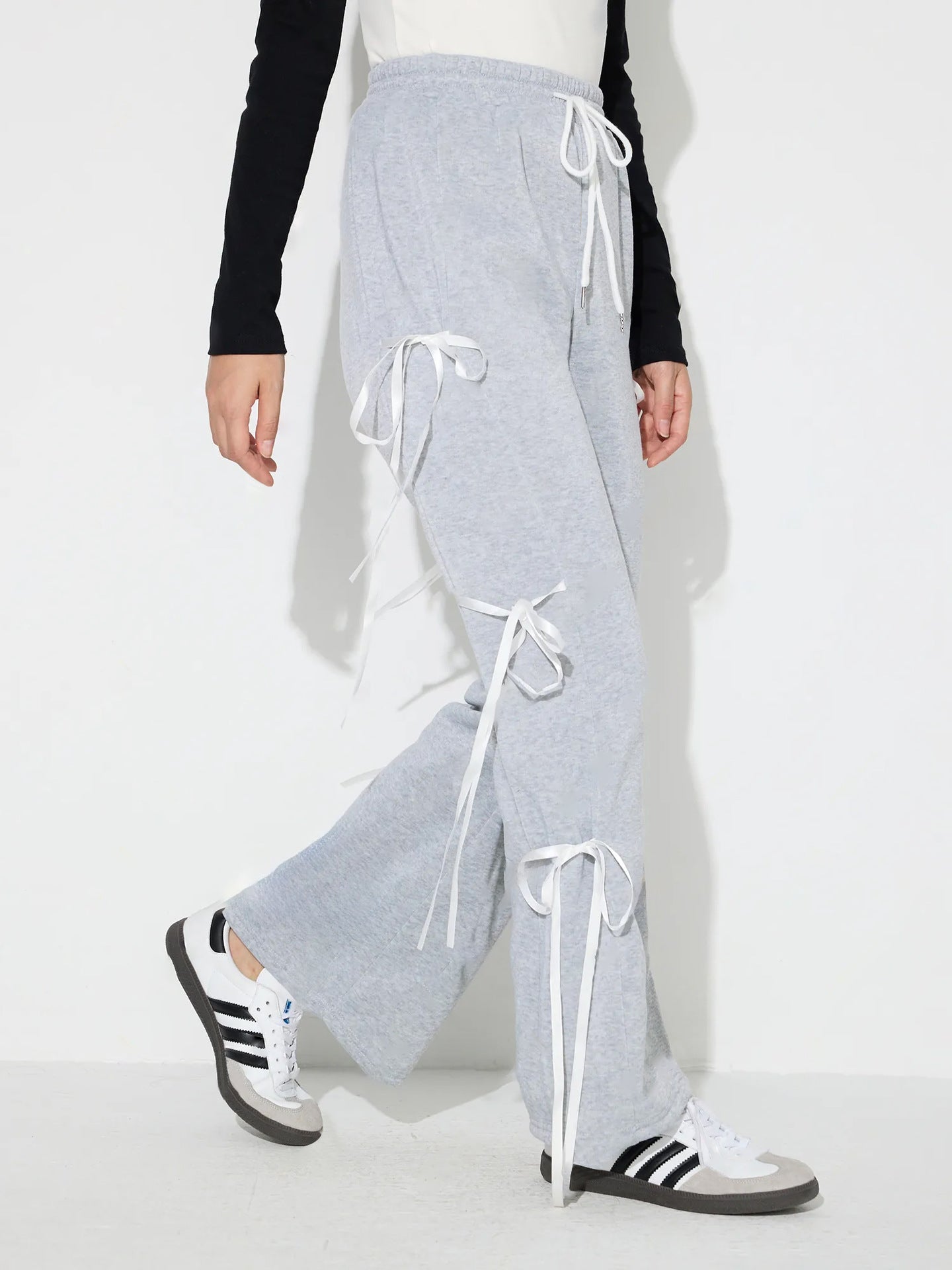 Drawstring Bow Sweatpants