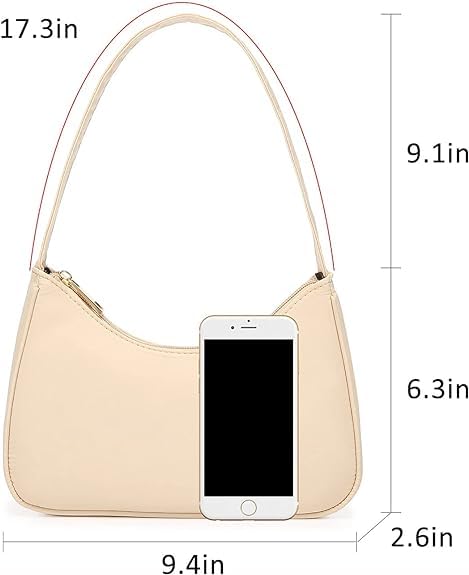 Mini Shoulder Bags Zipper Closure