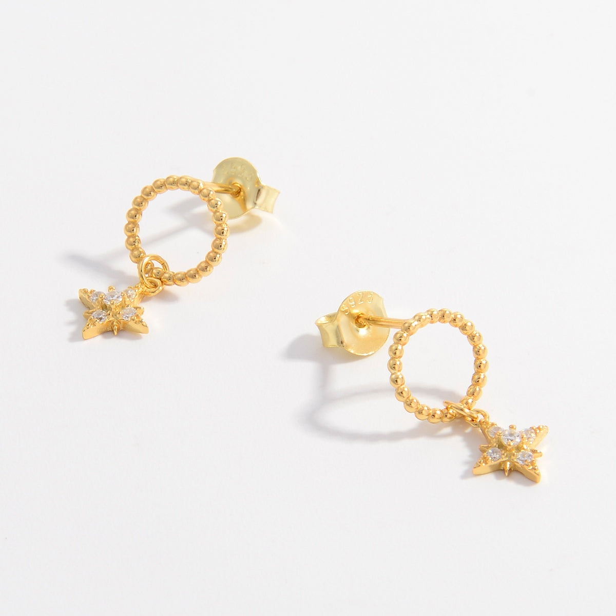 Dangle Star Earrings