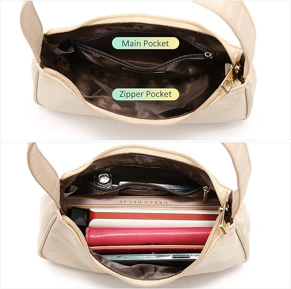 Mini Shoulder Bags Zipper Closure