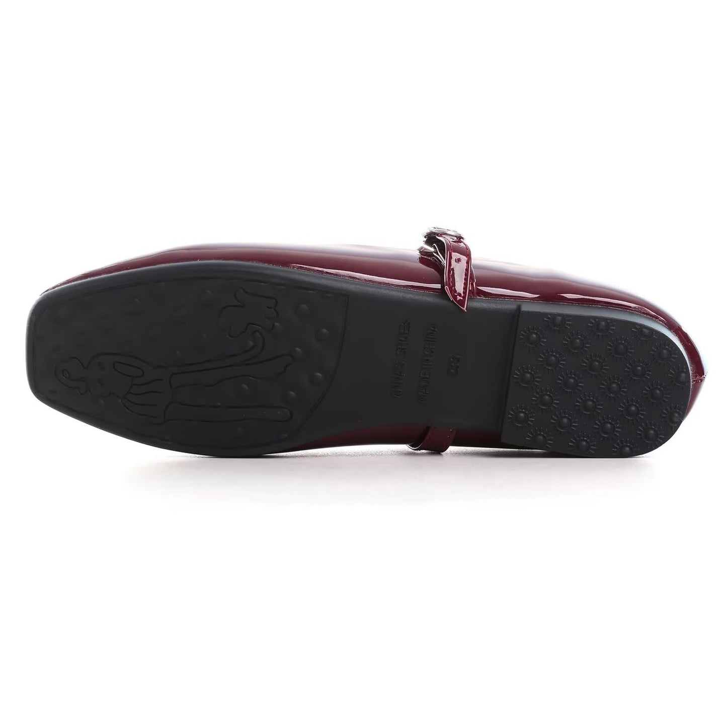 Red Slip on Ballet Flats Classy Round Toe