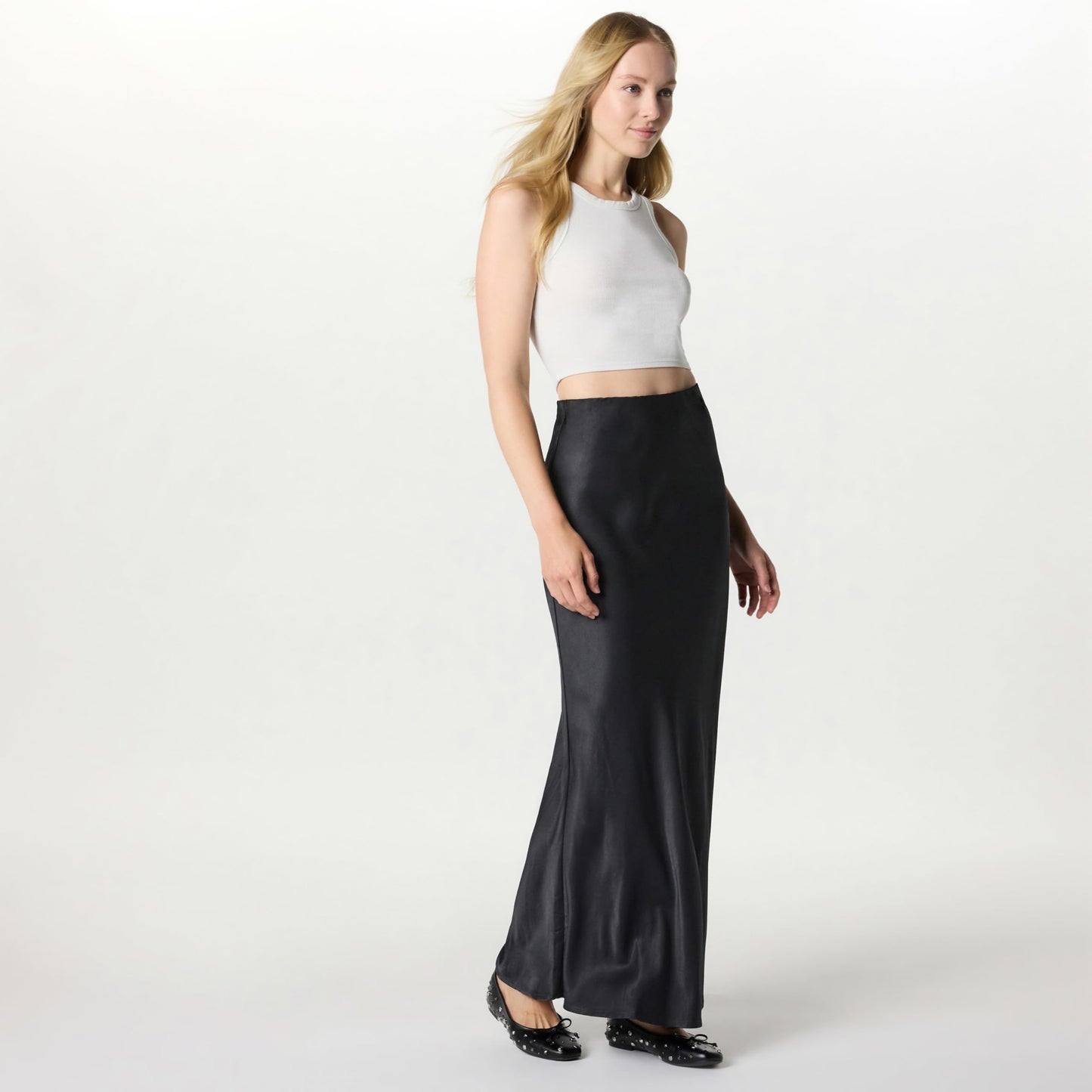 Silky Slip Maxi Skirt