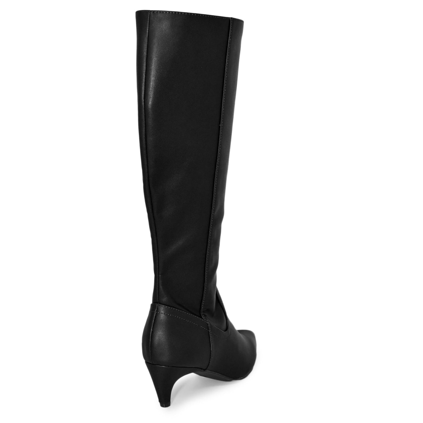 Fashion Kitten Heel Pointed Toe Knee High Boots