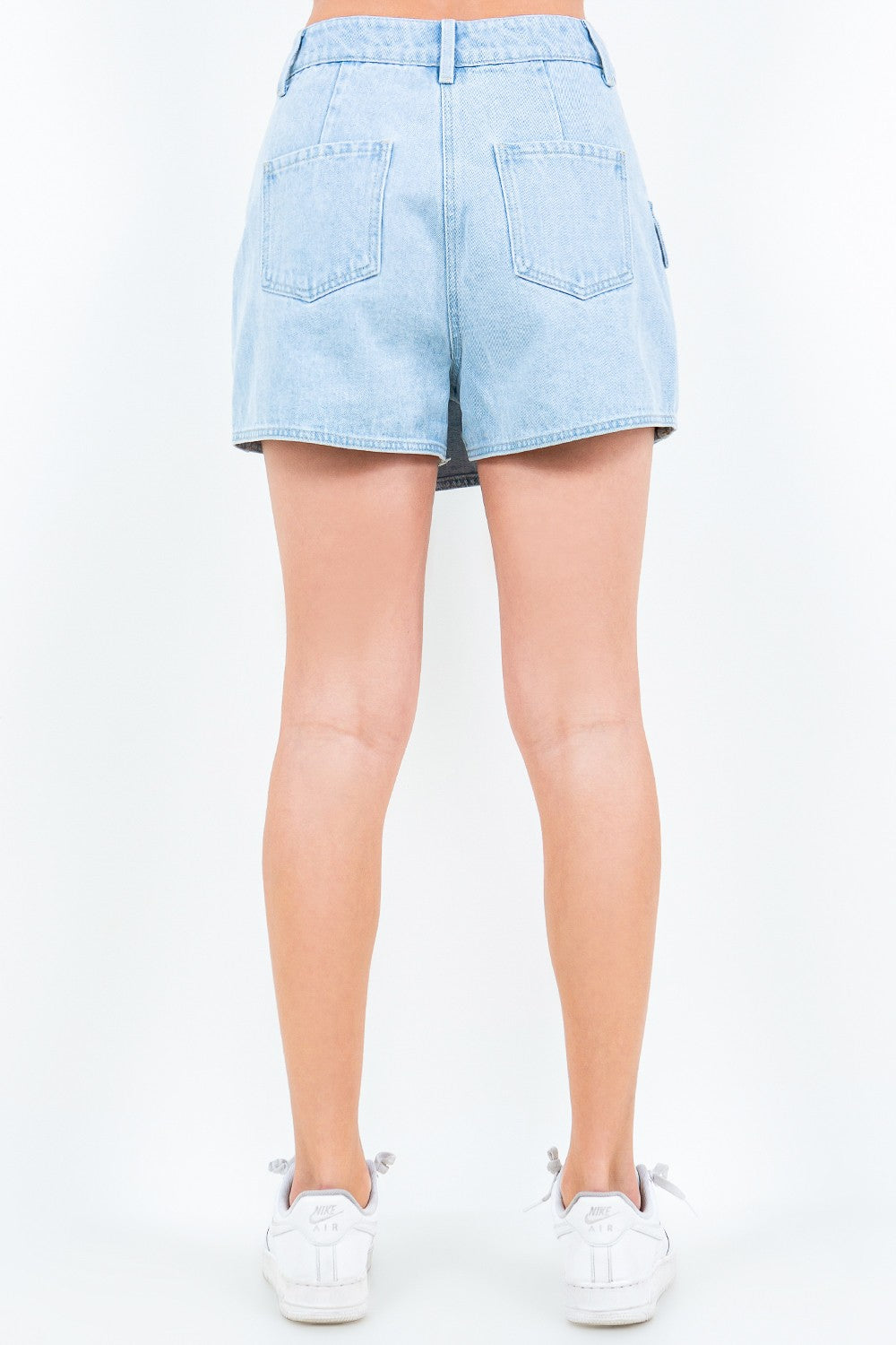 Cargo Pocket Mini Denim Skort