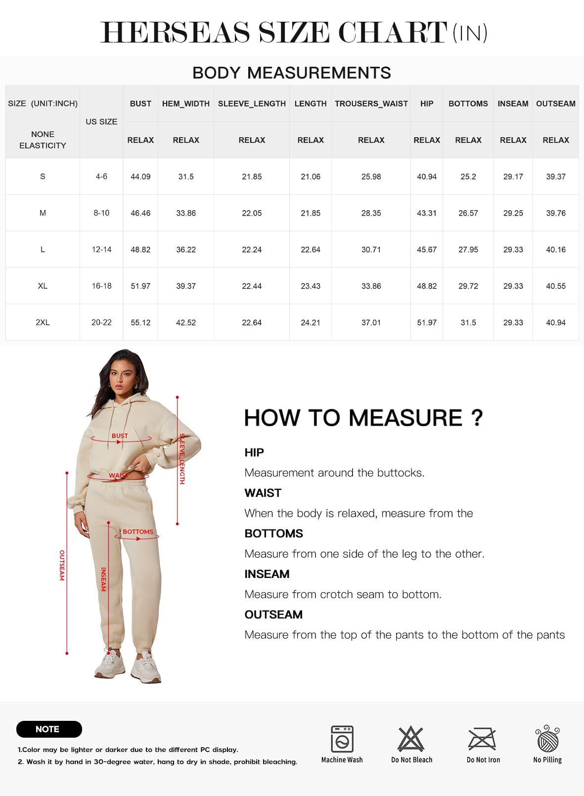 Fleece Crop Hoodie Sweatshirt with Jogger Pants - Tracksuit Lounge Set