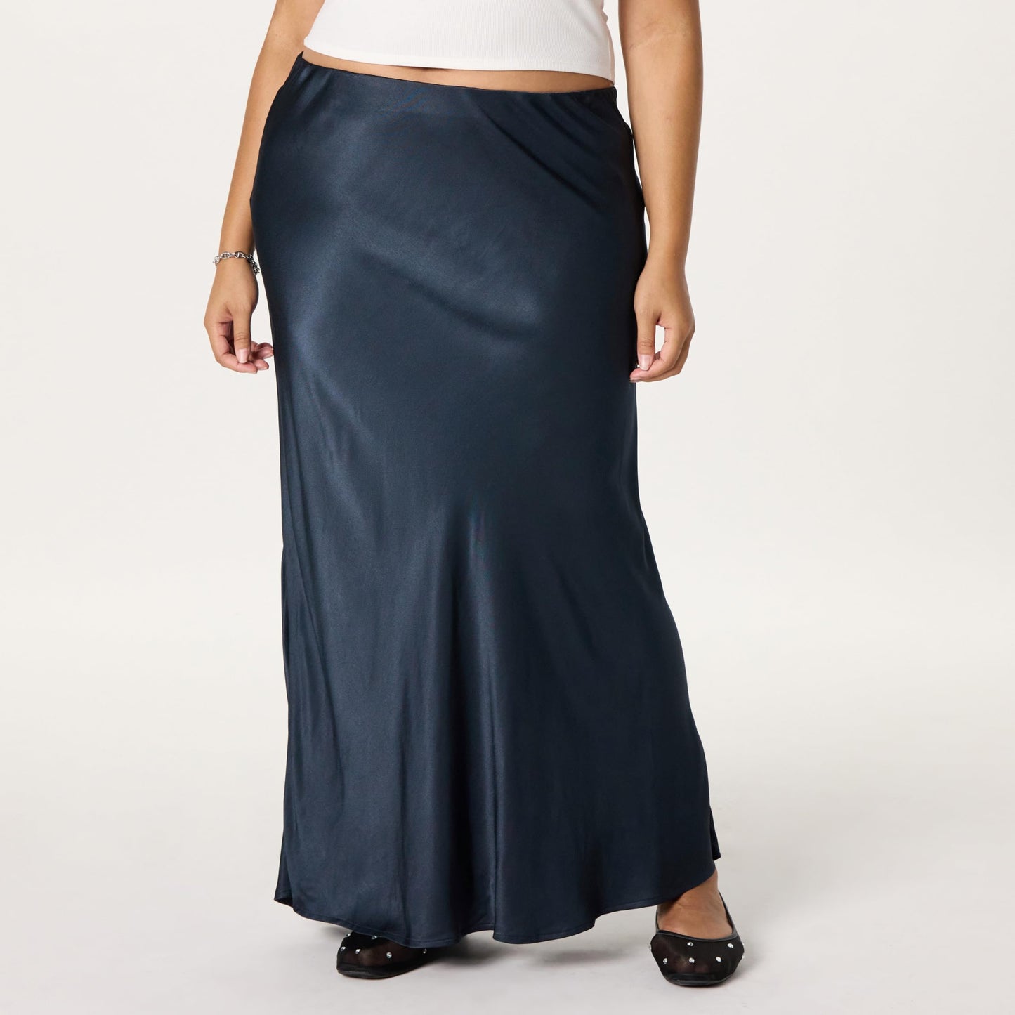 Silky Slip Maxi Skirt