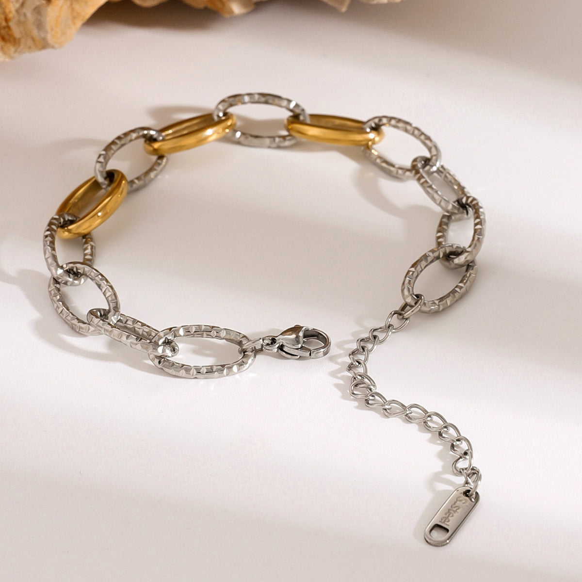 Gold-Plated Stainless Steel Bracelet